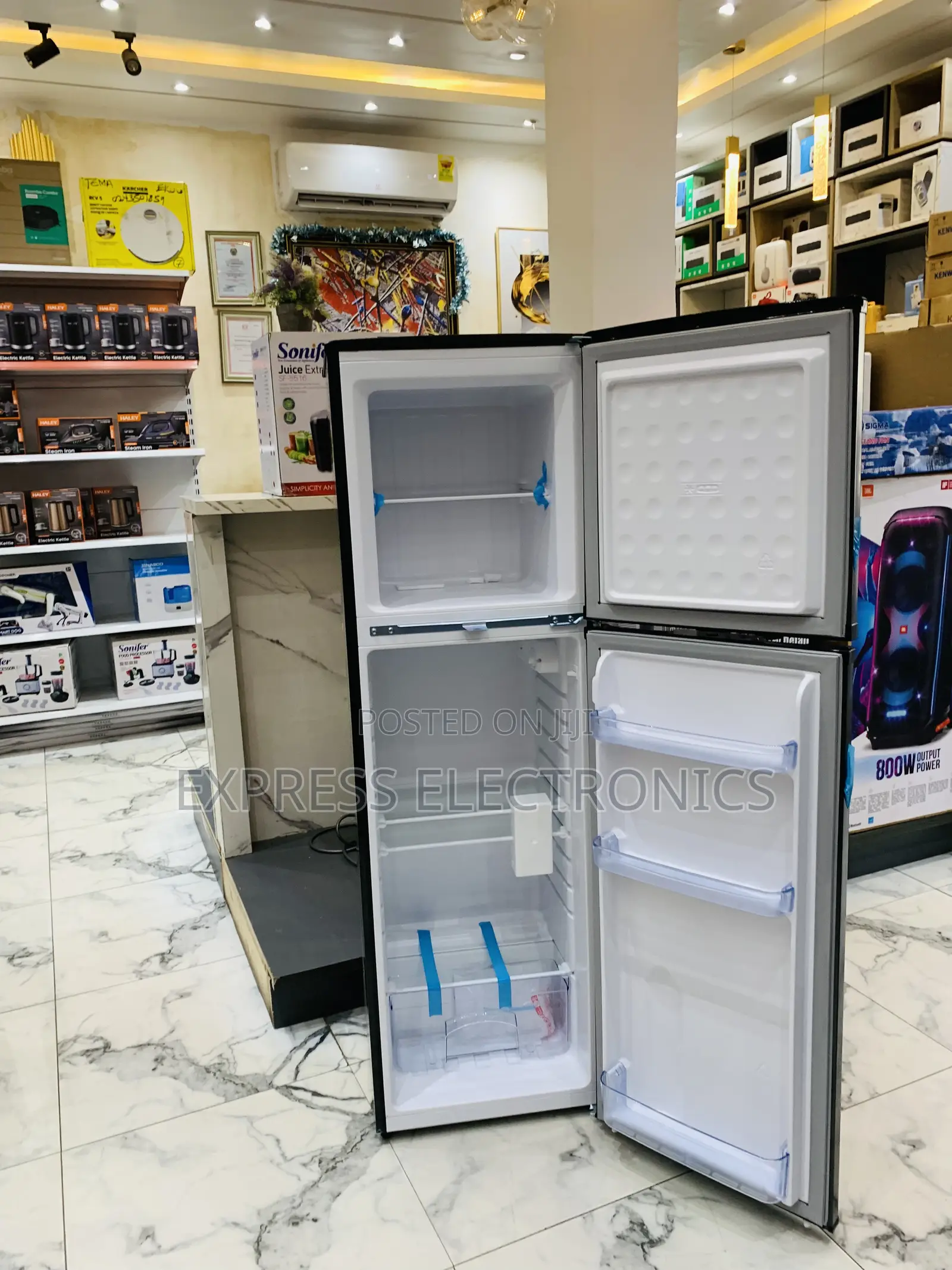 Lovely New Grey Fridge Double Door Nasco Nasf 2-30