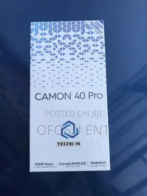 New Tecno Camon 40 Pro 5G 256 GB Black