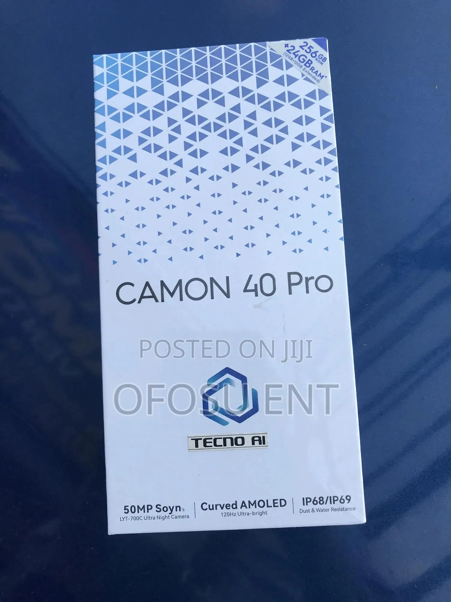 New Tecno Camon 40 Pro 5G 256 GB Black