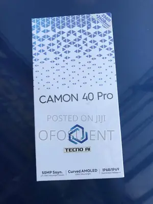 New Tecno Camon 40 Pro 5G 256 GB Black