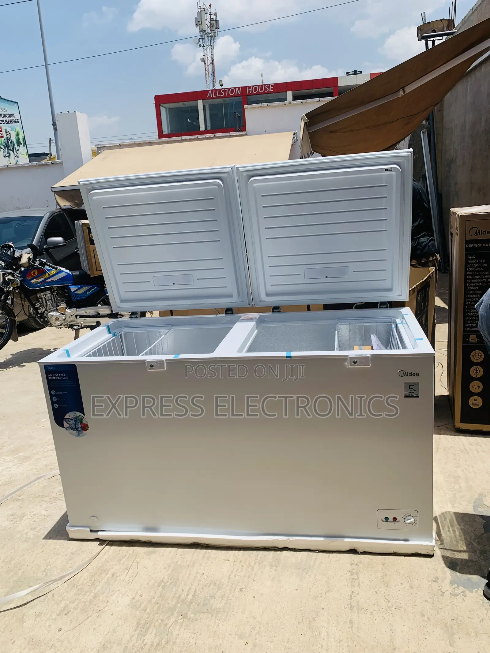 Call and Order for Midea Chest Freezer Double Door 508”L White