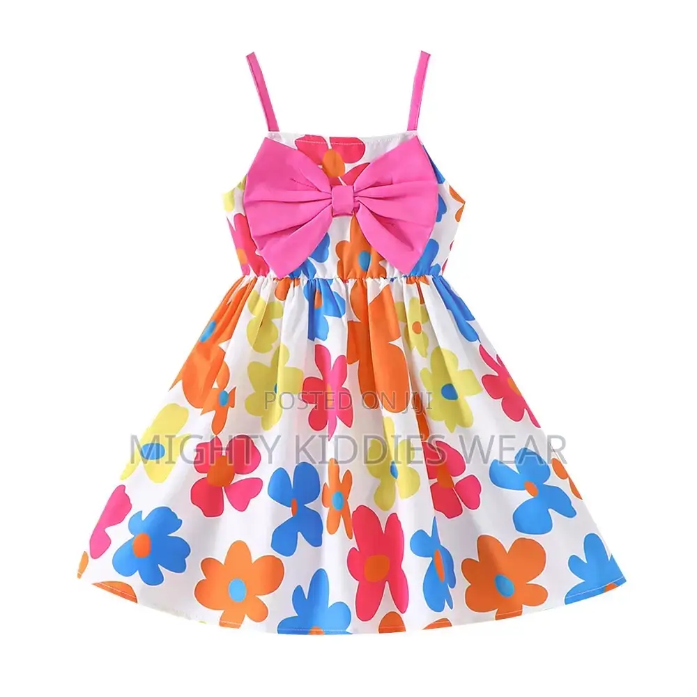 Girls Sleeveless Floral Print Outfits Ages 2-5yrs Only