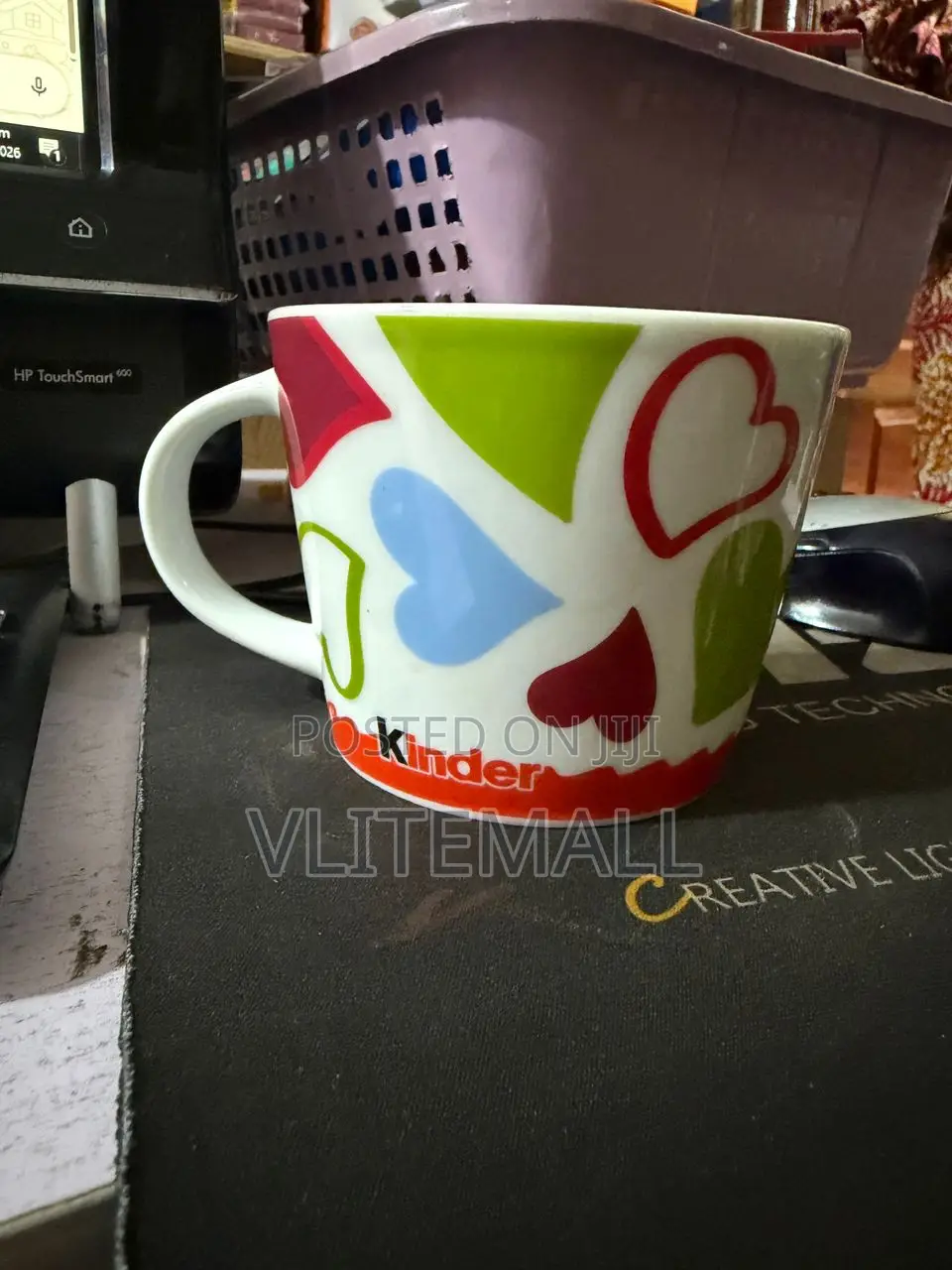 Pink and White Ceramic Mugs