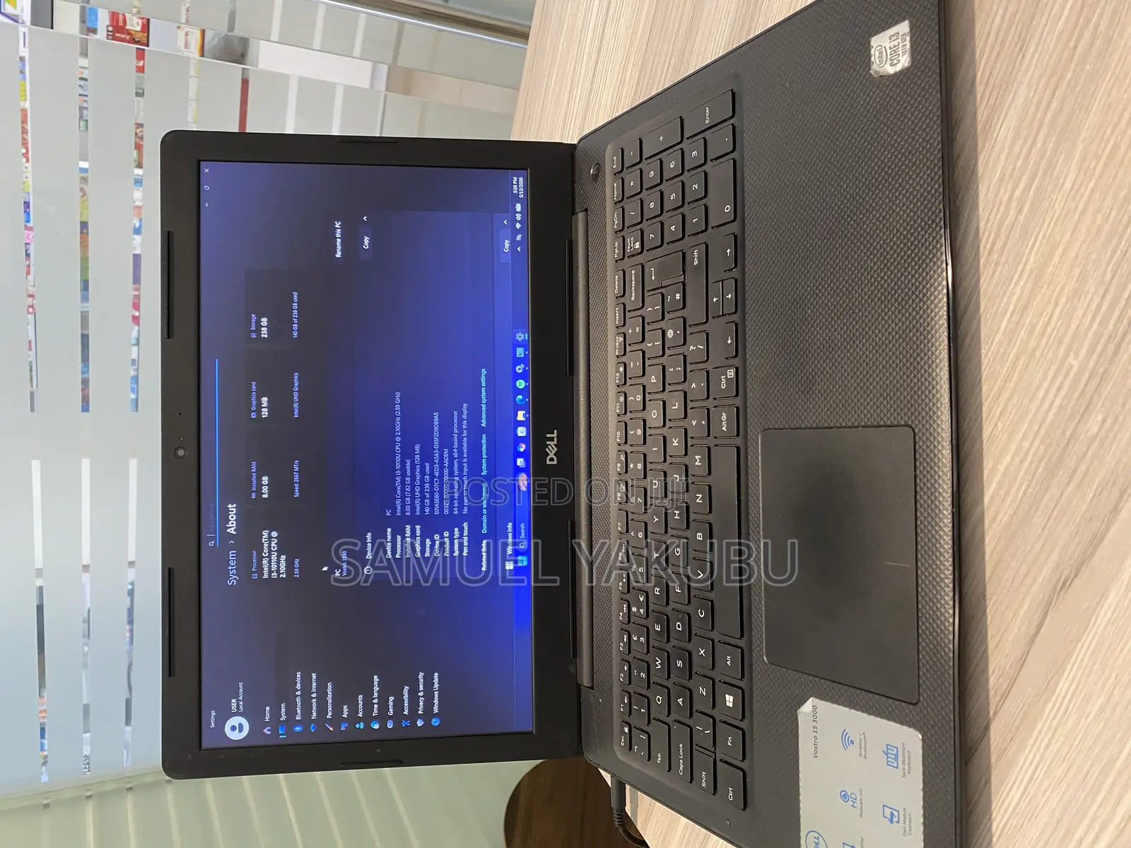 Laptop Dell Vostro 3560 8GB Intel Core i3 SSD 250GB