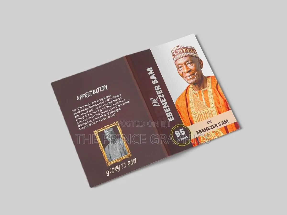 Funeral Brochure Design and Printing
