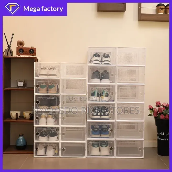 Stackable Shoe Storage Boxes