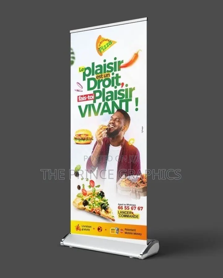 Pull Up Banner With Machine