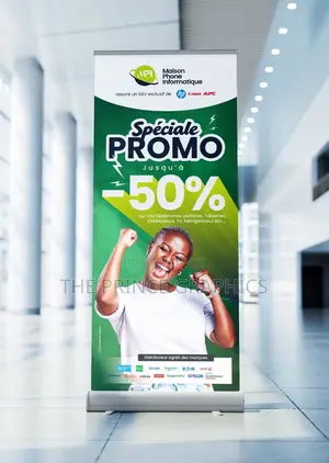 Pull Up Banner With Machine