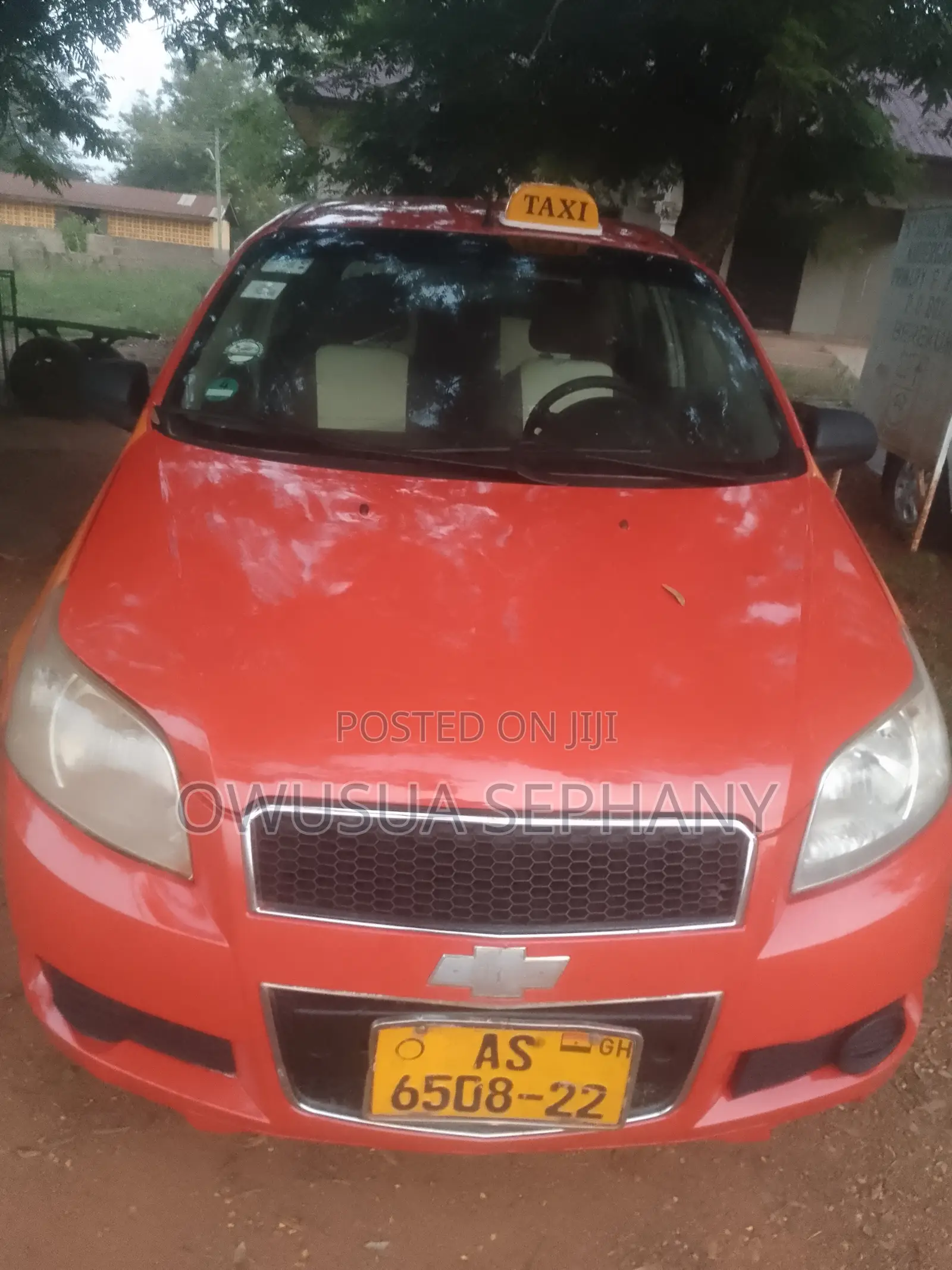 Chevrolet Aveo 2012 Red