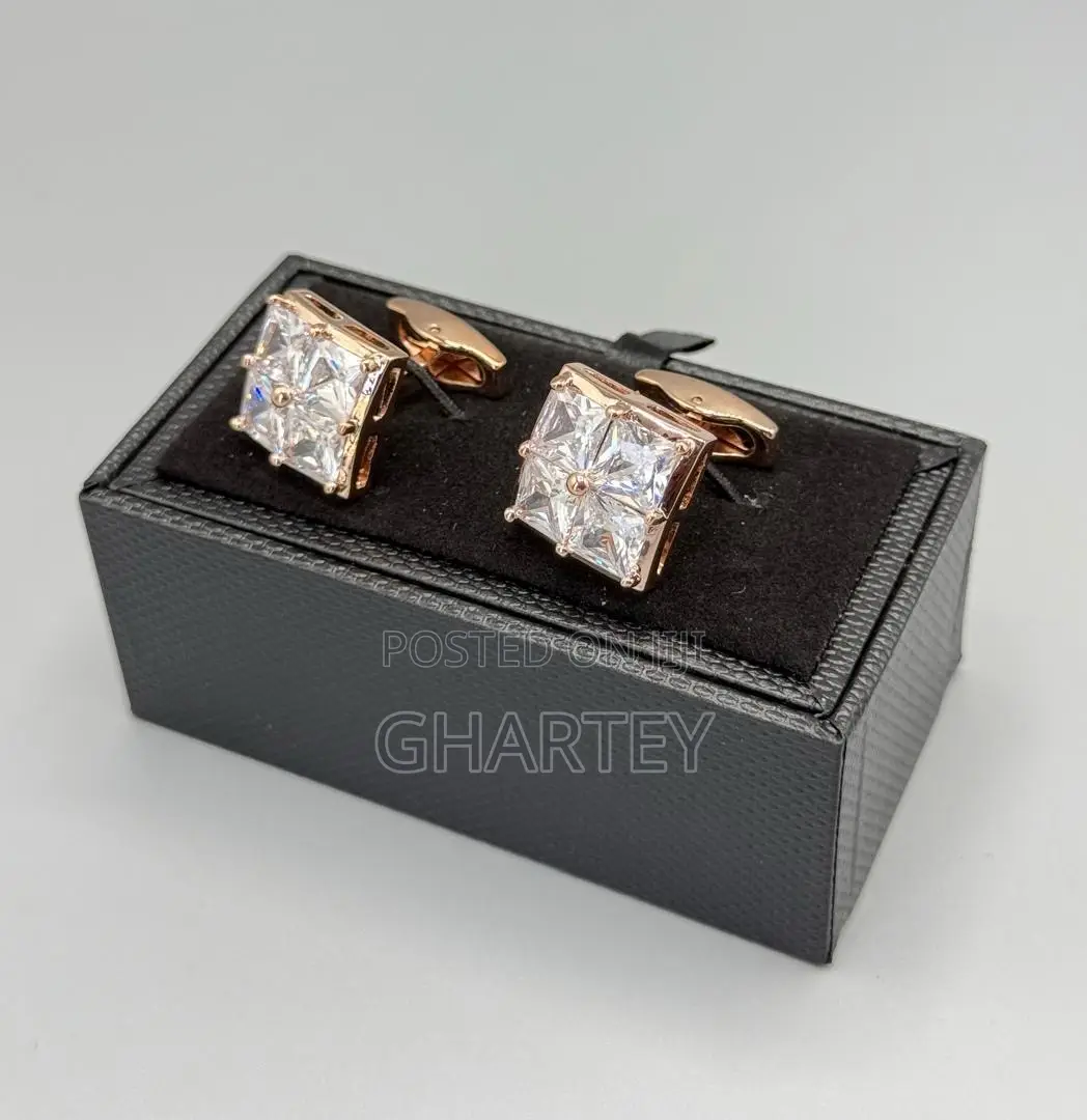 Unique Rosegold Luxury Designed Cufflinks