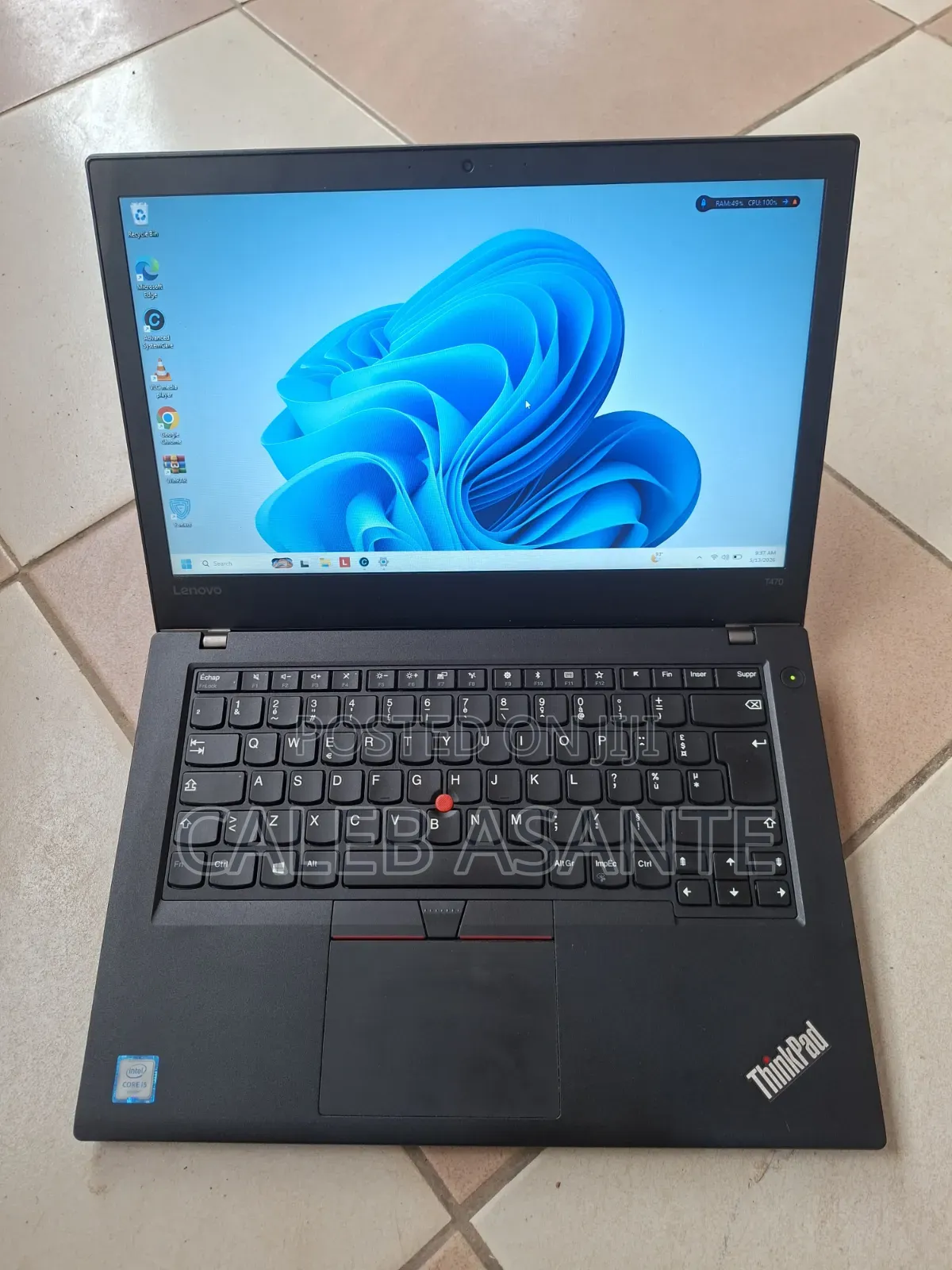 Laptop Lenovo ThinkPad T470 8GB Intel HDD 256GB
