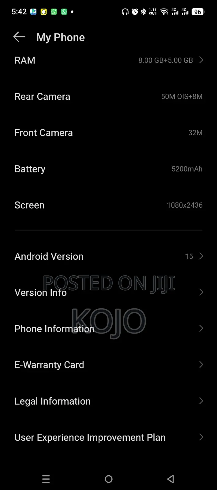 Infinix Note 50 Pro 4G 256 GB Silver