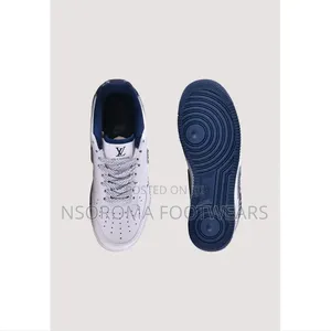 Nike Air Force 1 Louis Vuitton – White Blue Luxury (38–45) –