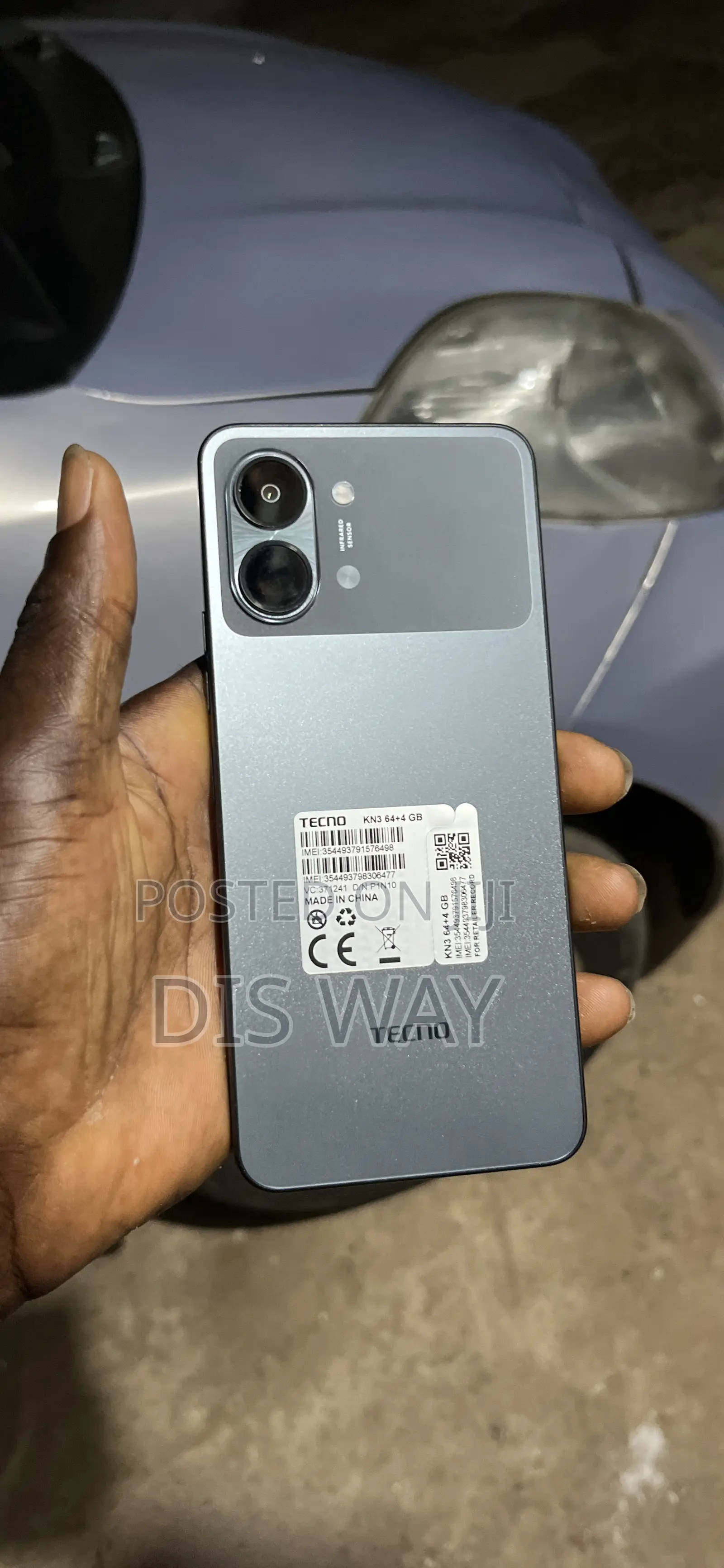 New Tecno Pop 20 64 GB Black