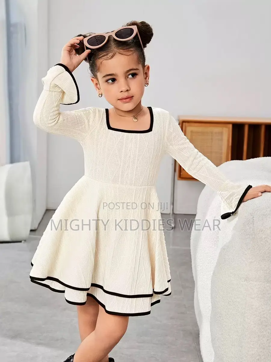 Elegant Style Double Layer Skirt Dress Age 5-8yrs Only