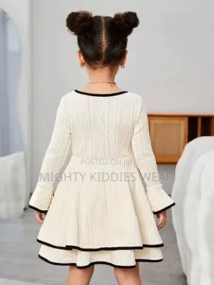 Elegant Style Double Layer Skirt Dress Age 5-8yrs Only