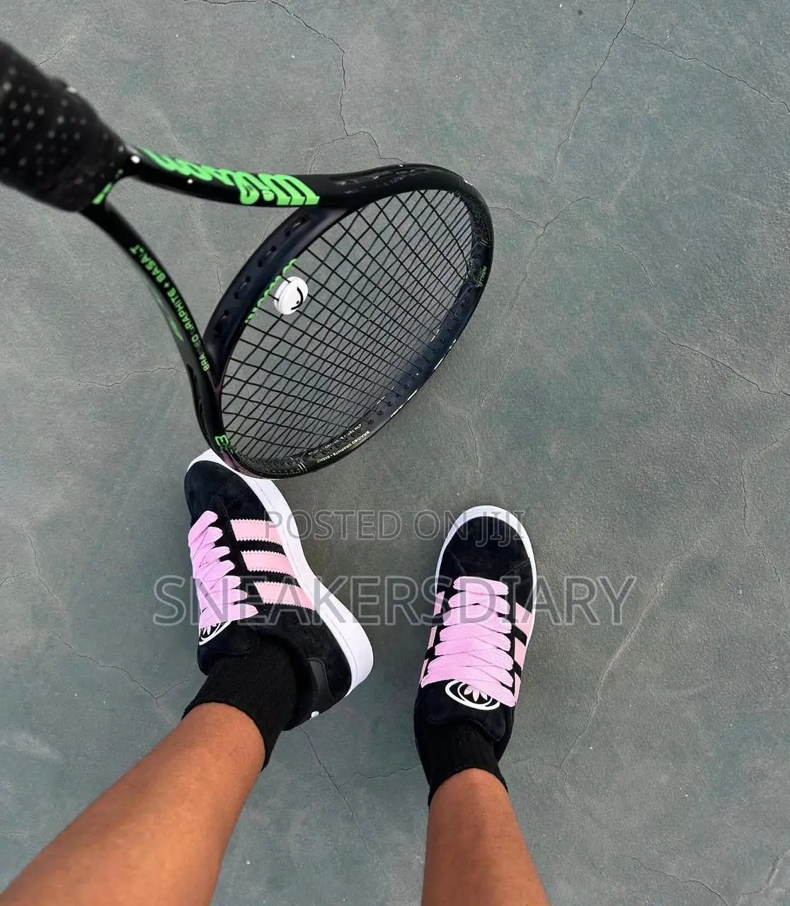 Adidas Campus Pink and Black