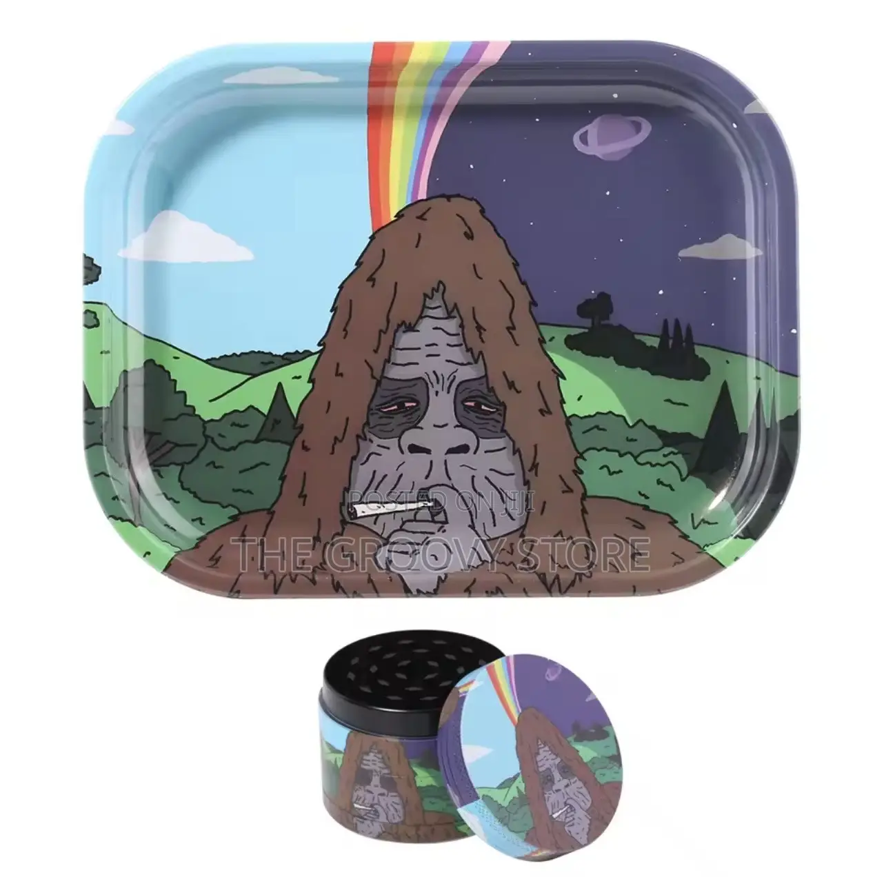 Gorrila Herb Spice Grinder Rolling Tray