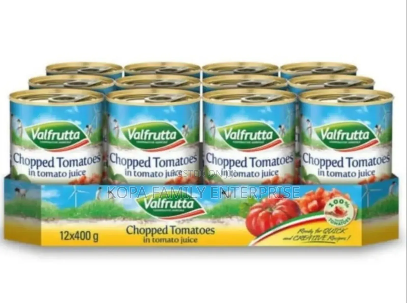 Chopped Tomato in Tomato Juice From Uk