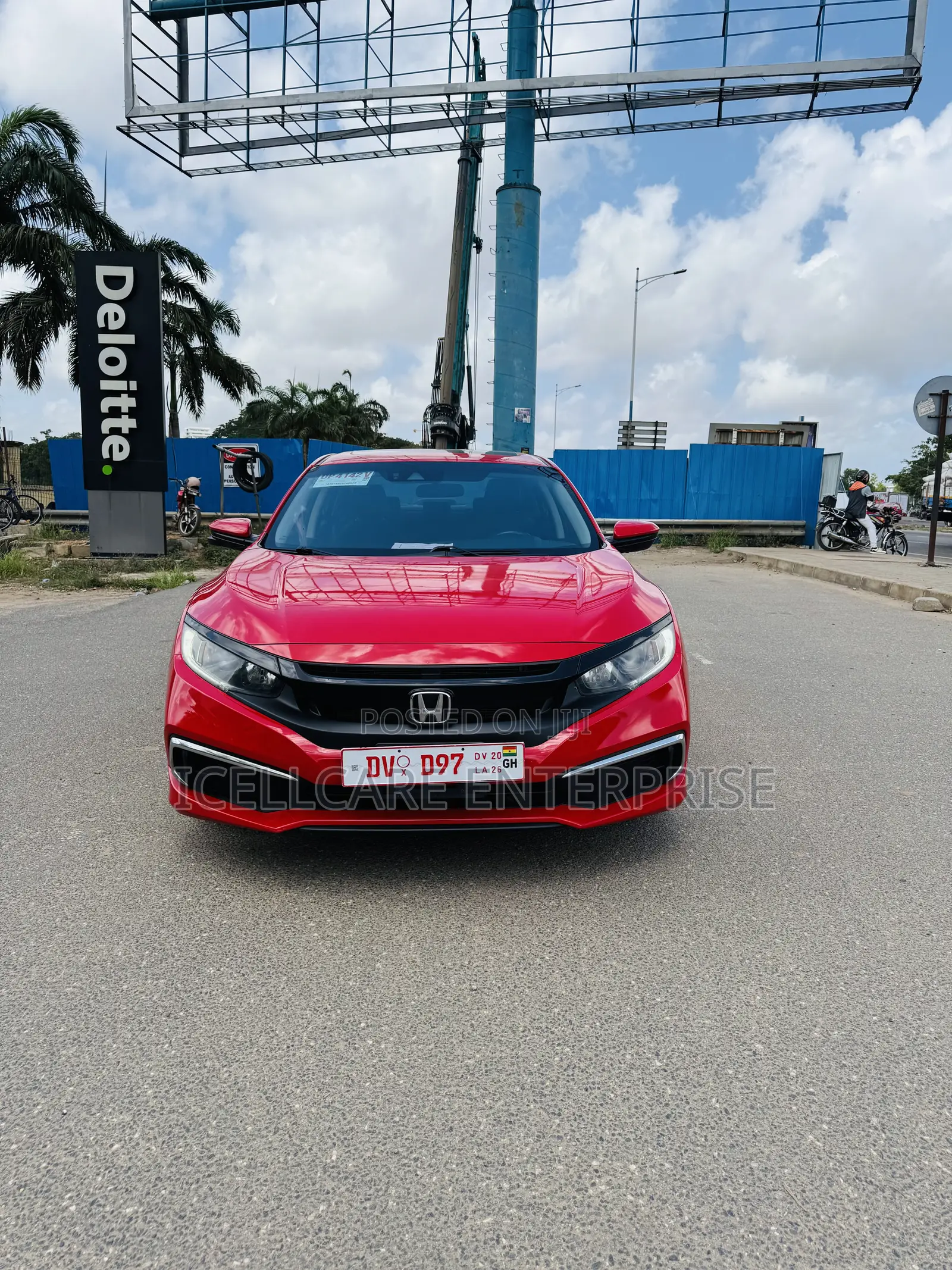 Honda Civic EX Sedan 2019 Red