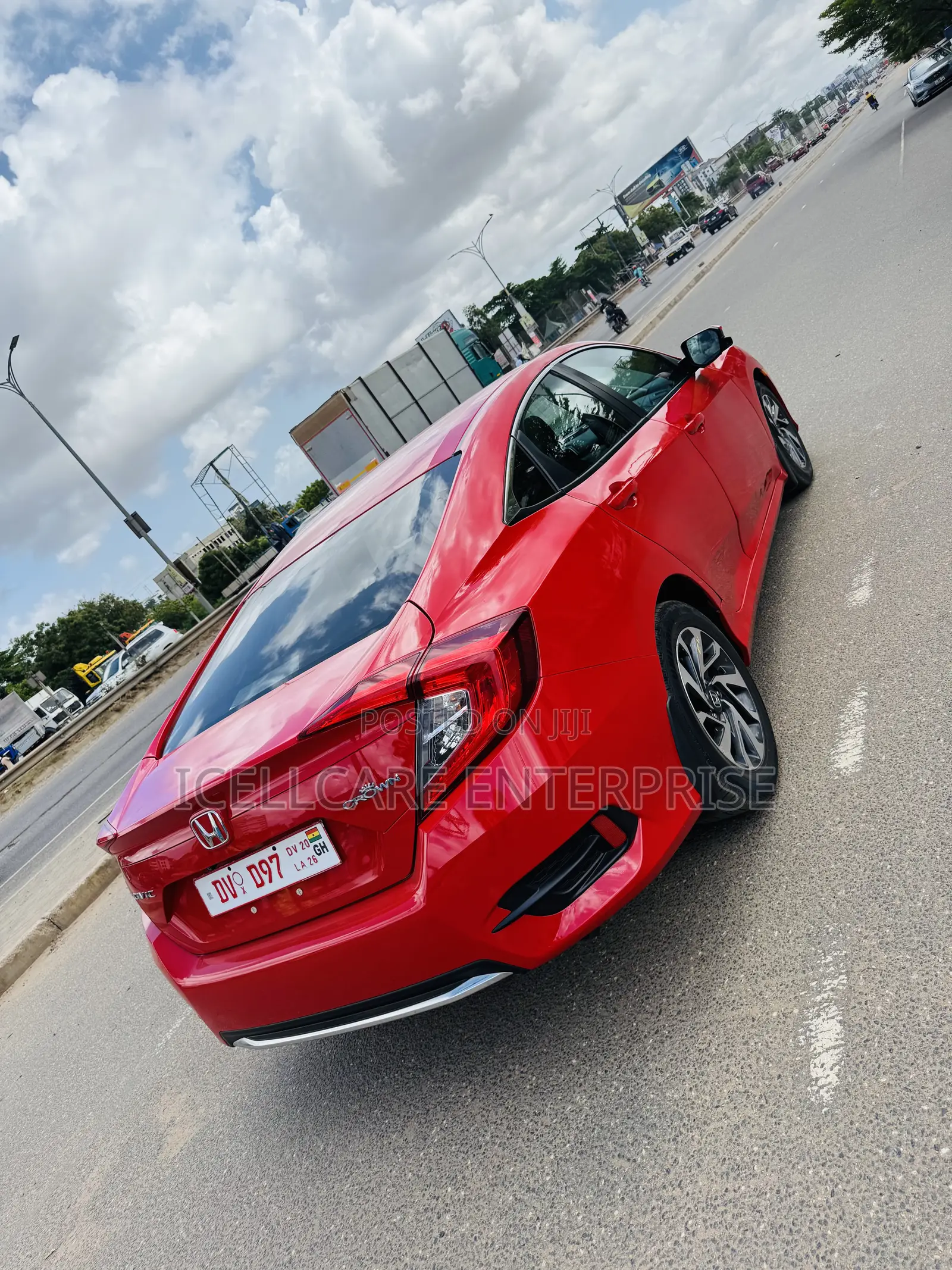 Honda Civic EX Sedan 2019 Red