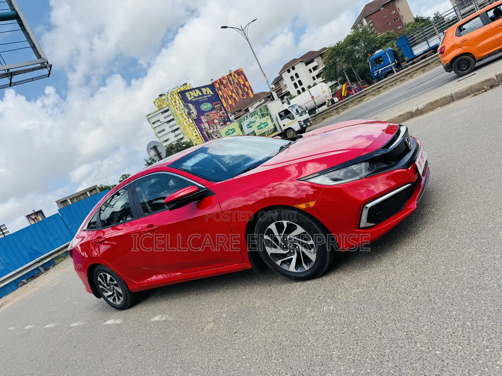 Honda Civic EX Sedan 2019 Red