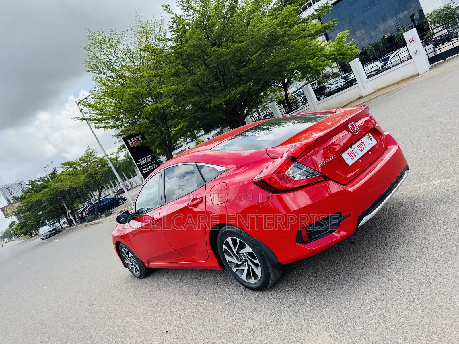 Honda Civic EX Sedan 2019 Red