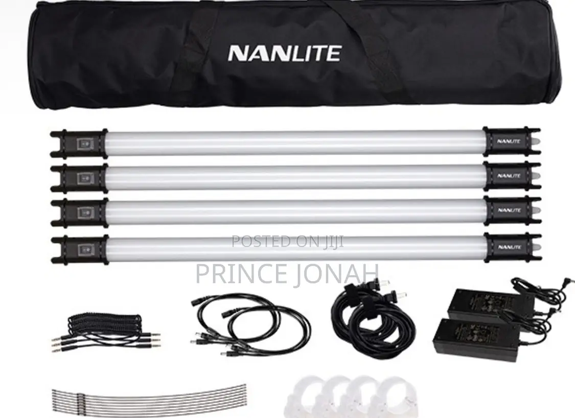 Rent/Hire 4x Nanlite Pavotube 30c 4ft 117cm RGB Tube Light Accra Ghana