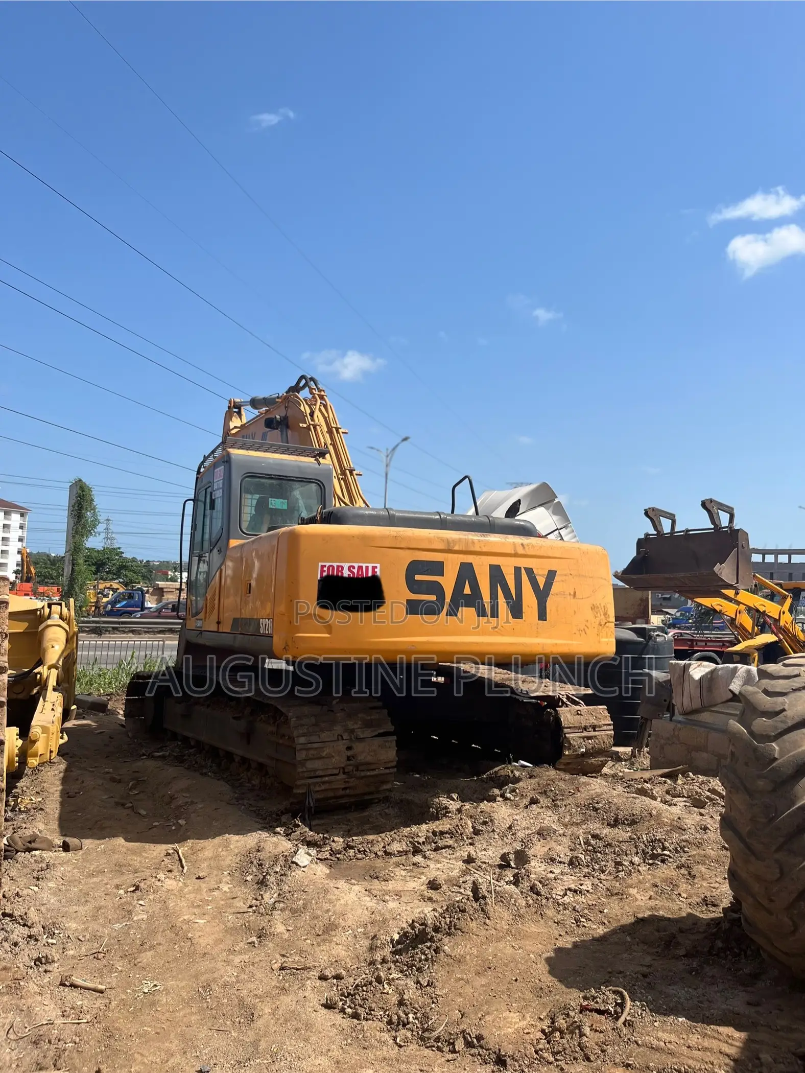 Sany 215 Water Truck Excavator