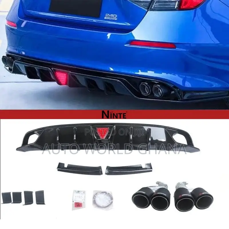 Honda Civic 11th Gen 2023 2024 2025 Rear Diffuser With Quad Tips
