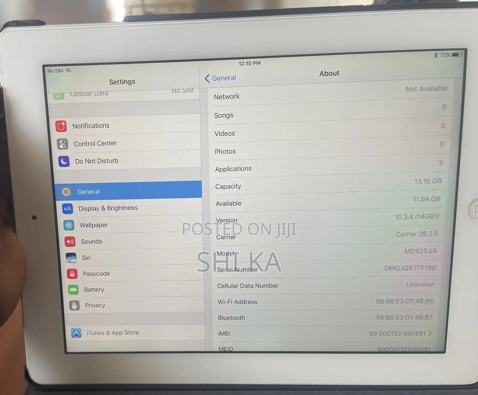 New Apple iPad 4 Wi-Fi + Cellular 16 GB