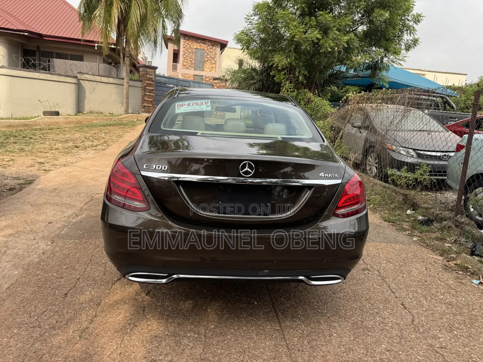 Mercedes-Benz C300 2017 Burgundy