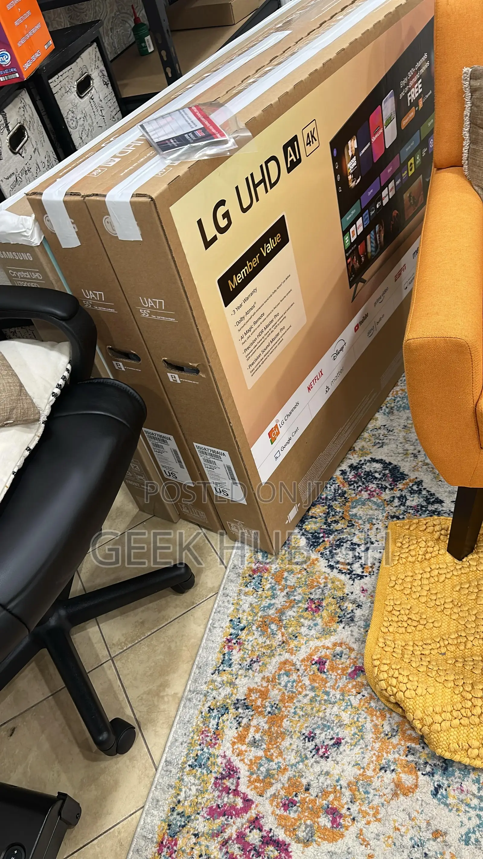 Brand New 55” Lg Ua7700 Uhd Smart Tv for Sale