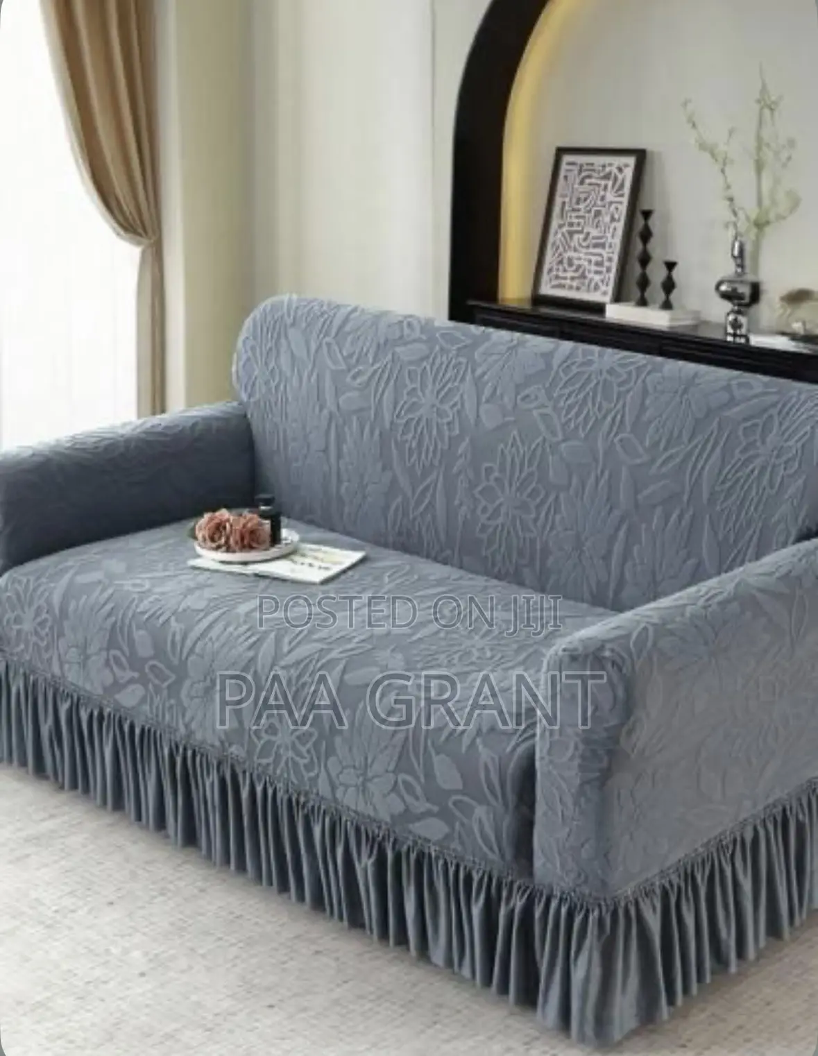 Soft ,Thick Cotton 4 PCS Sofa Skirt Covers(Only Sold as a Set