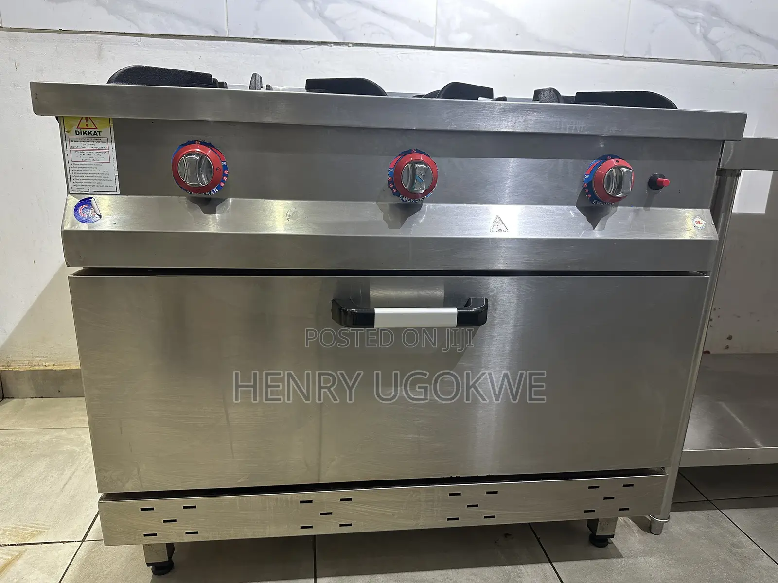 2 Head Burner With Oven