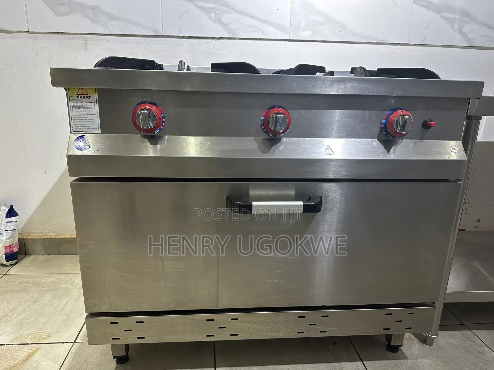 2 Head Burner With Oven