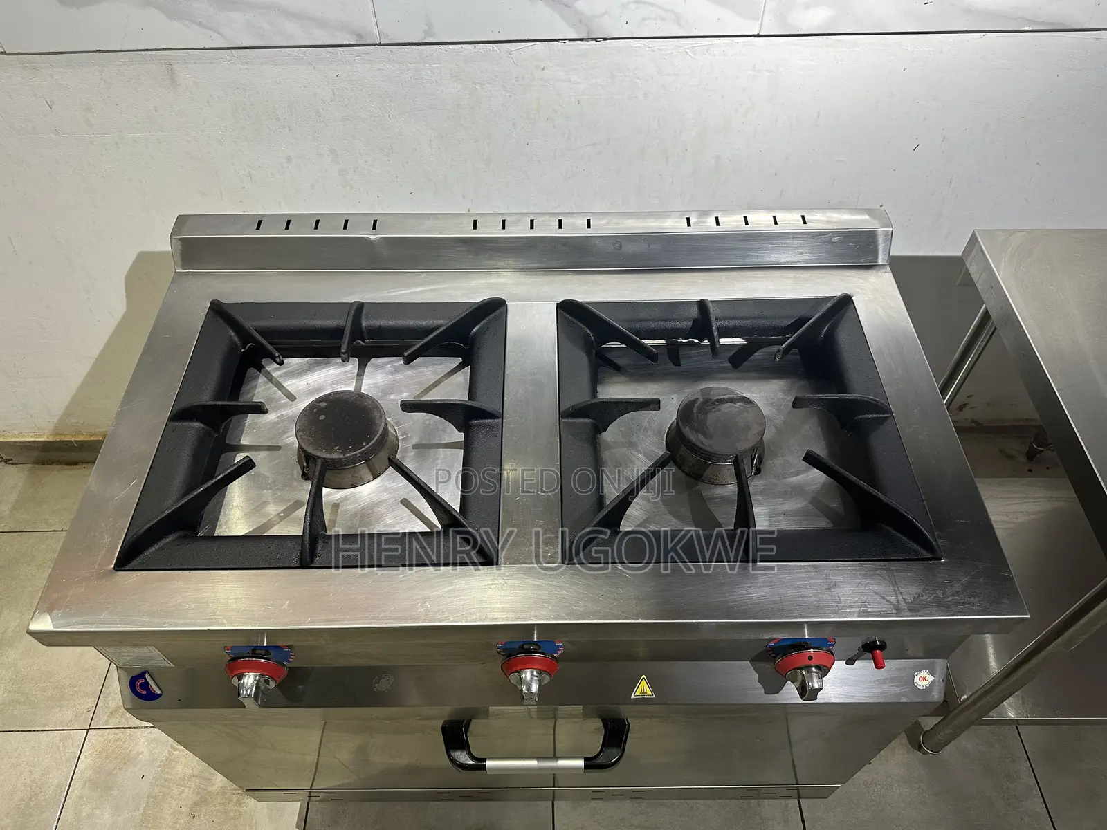 2 Head Burner With Oven