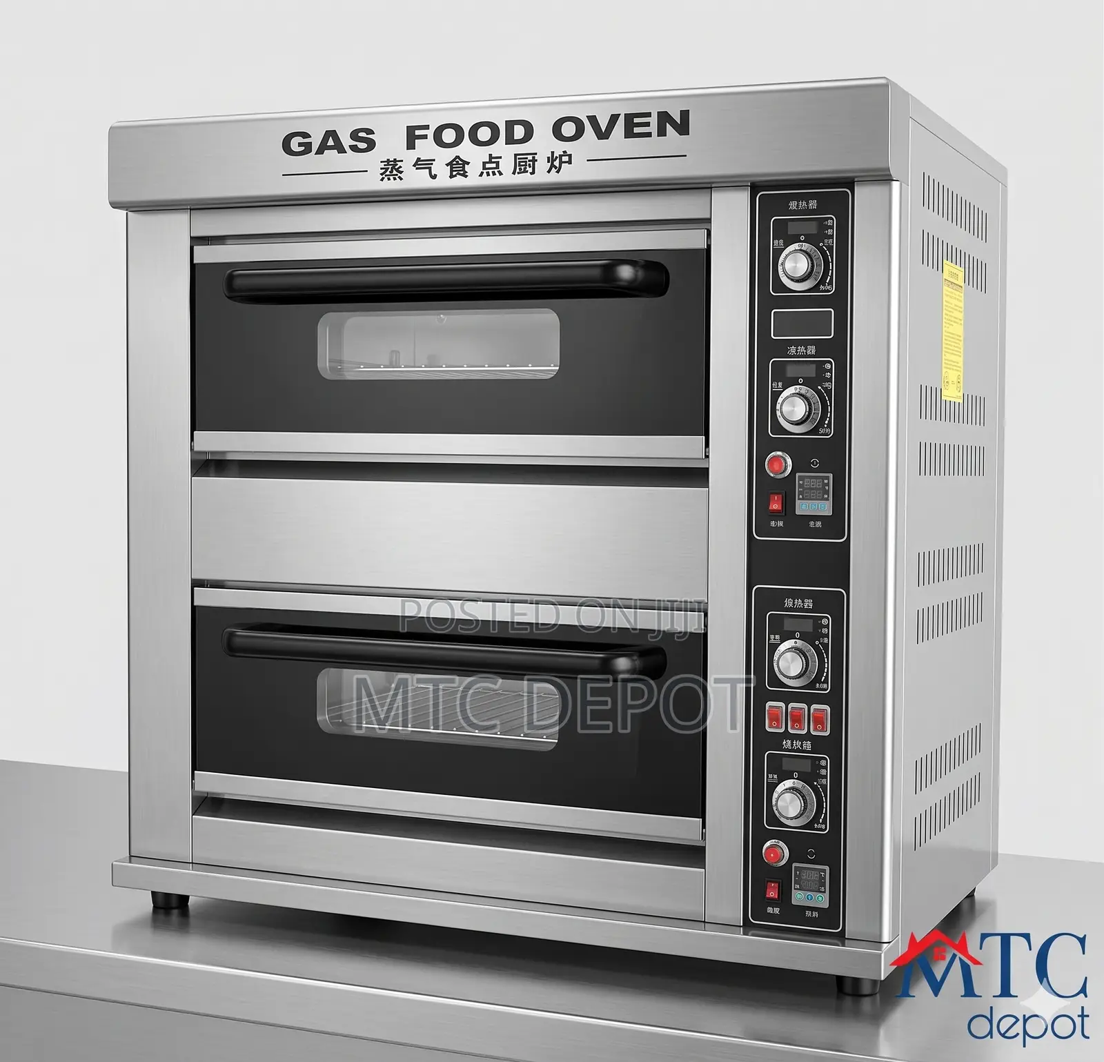 Gas 2 Layer 4 Trays Oven