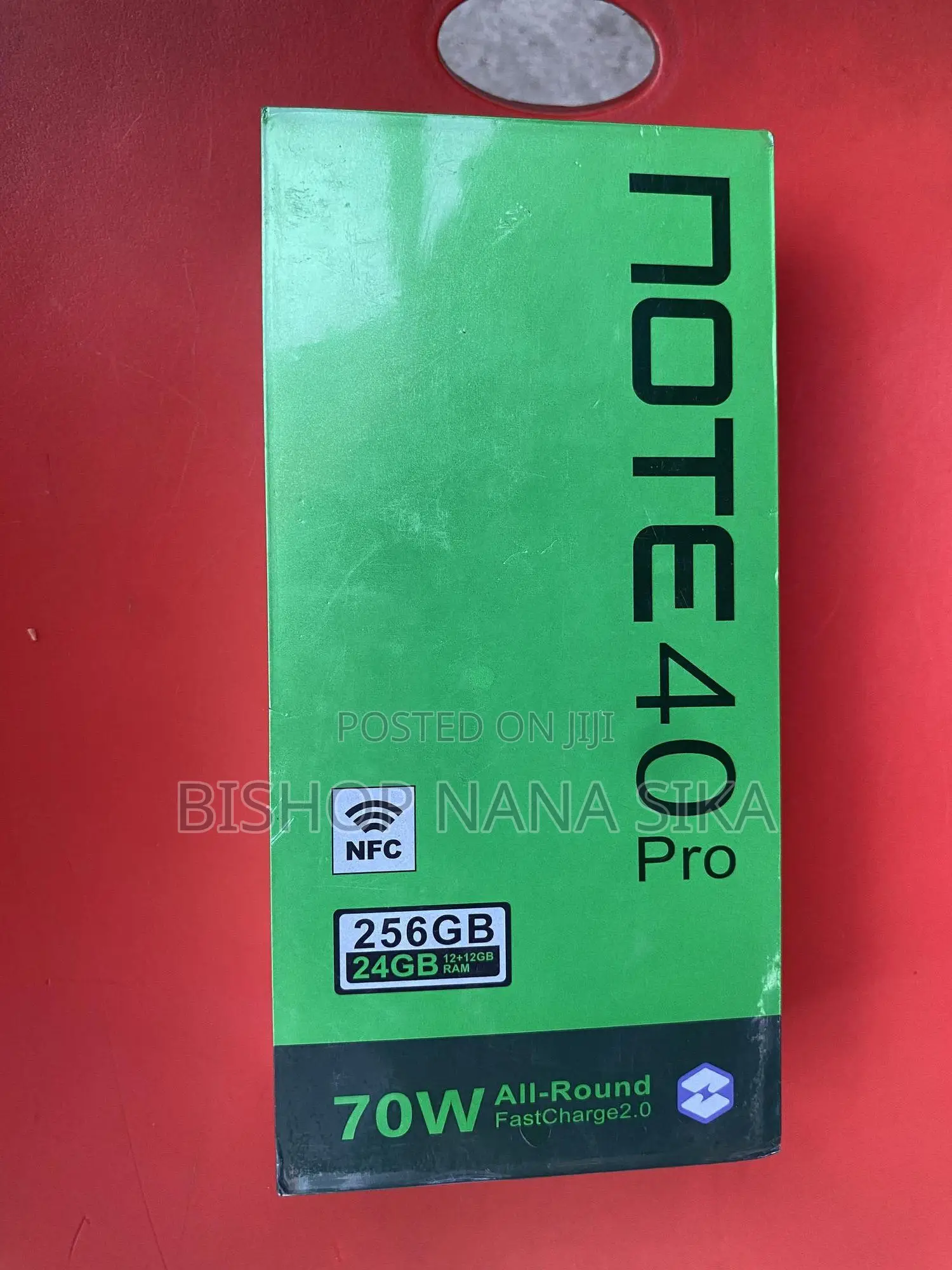 New Infinix Note 40 Pro 5G 256 GB Black