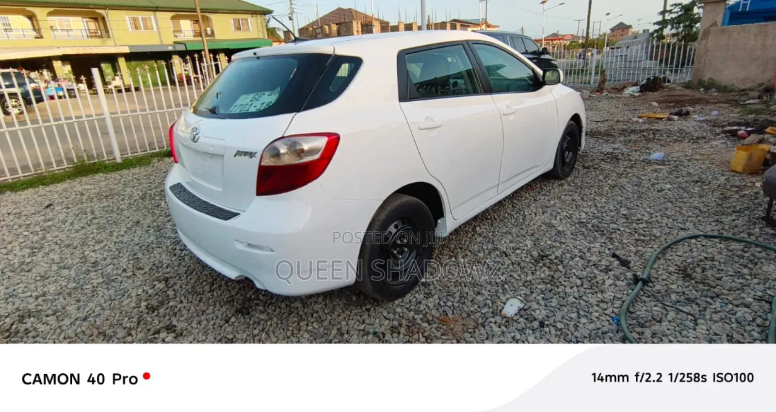 Toyota Matrix 2012 White