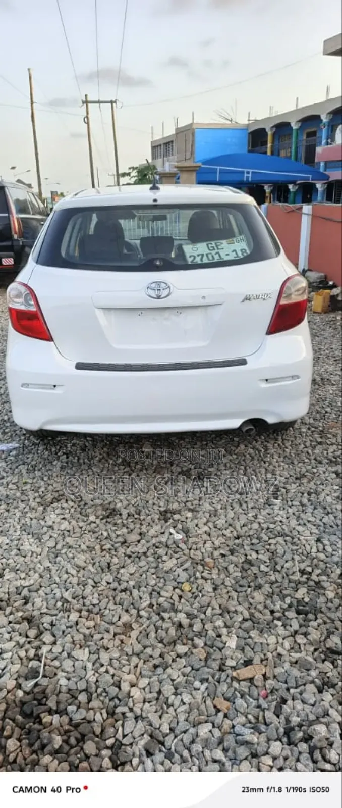 Toyota Matrix 2012 White