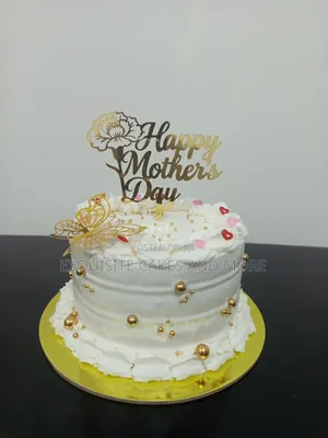 Mother's Day or Cute White Cake