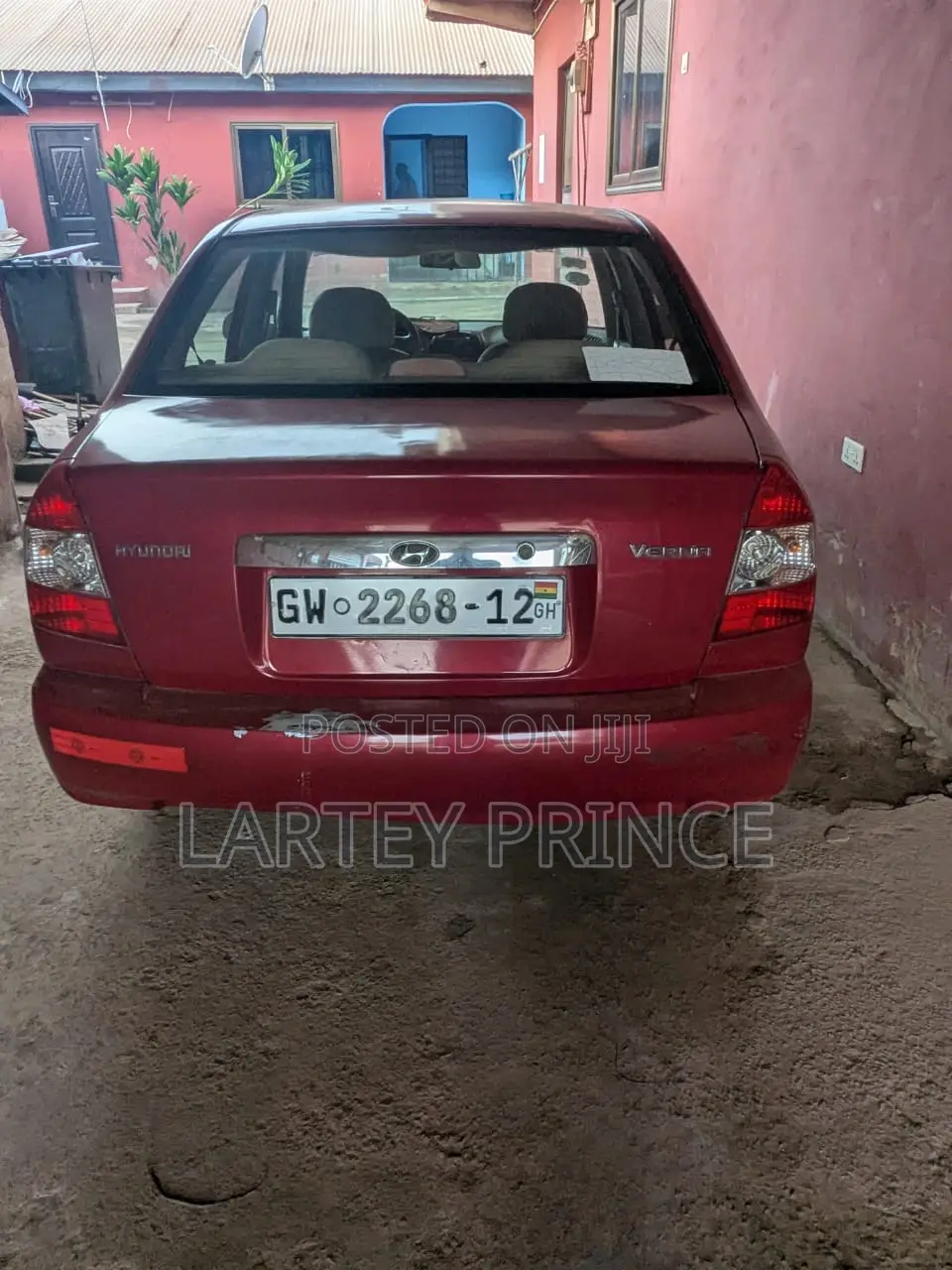 Hyundai Verna 2012 Red