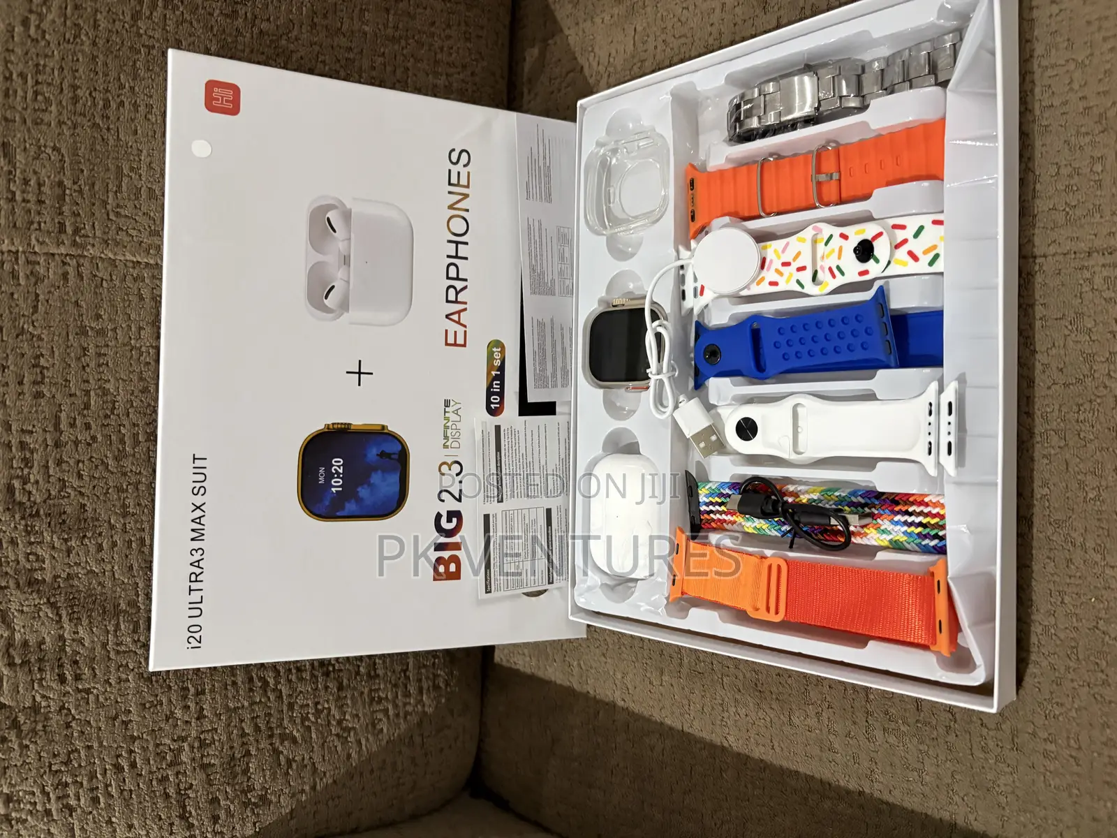 Big 2.3 Smart Watch and Airpods