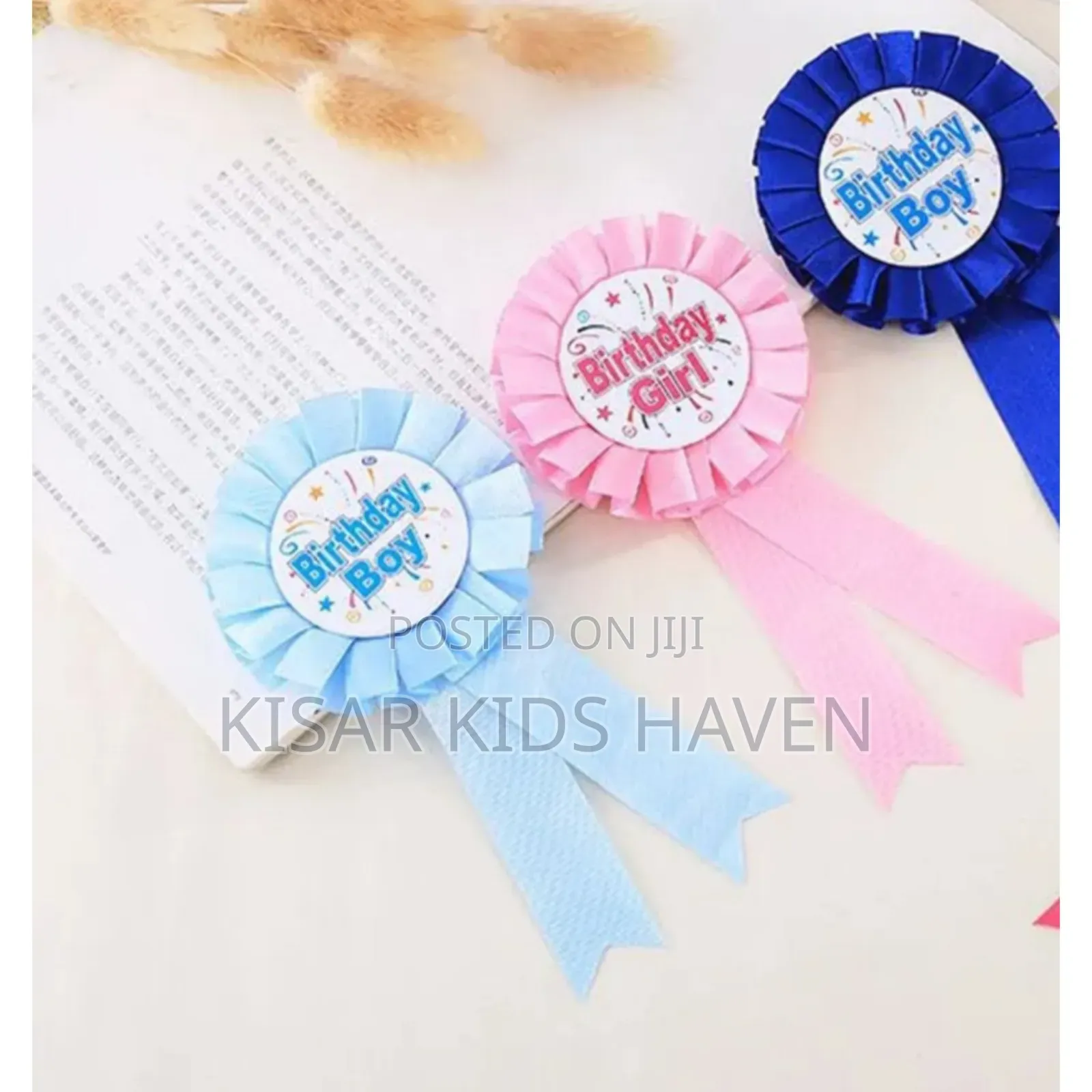 Birthday Boy / Girl Rosette Badge ( Price For 1)