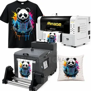 A3 Dtf Printer–Double Xp600 Head + Laminator + Inks, Film Powder