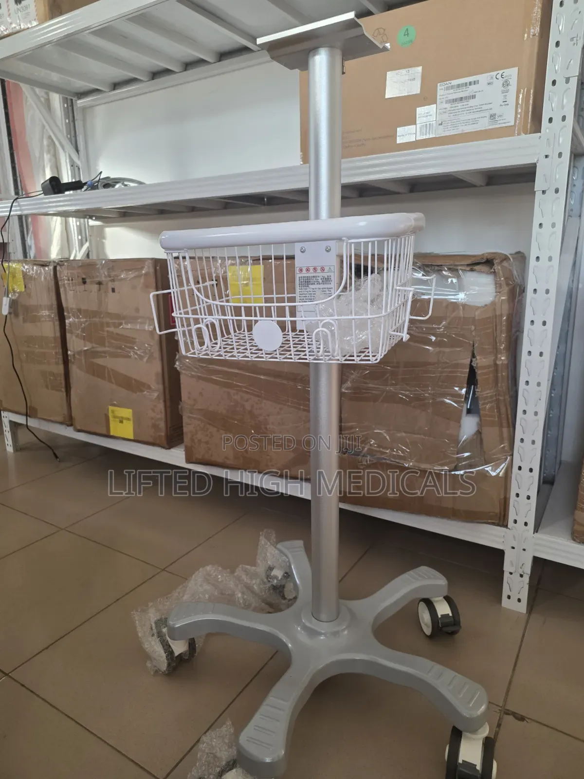 Ultrasound Trolley – Mobile Stand for Scan Machines (Edan)