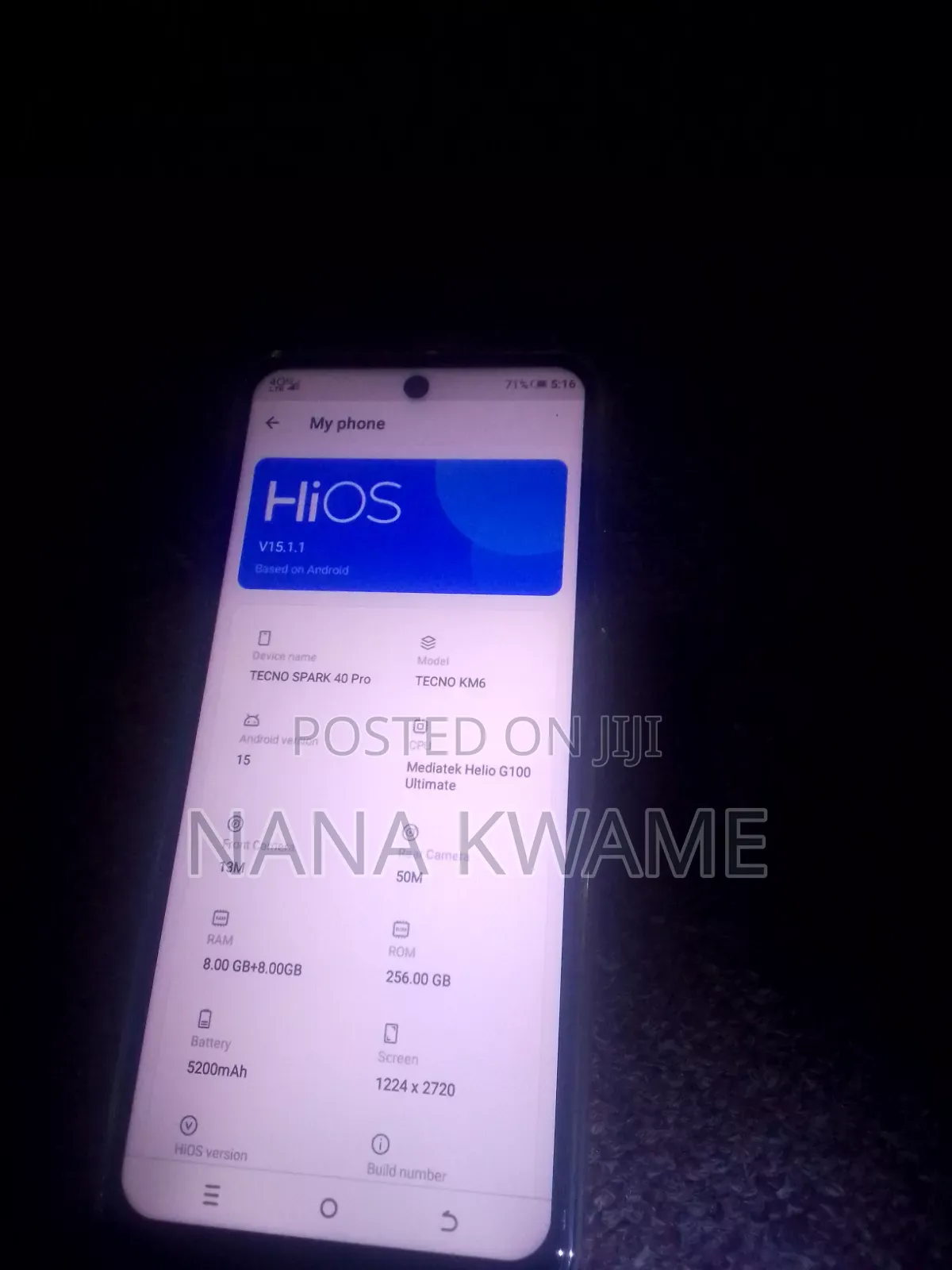 New Tecno Spark 40 Pro 256 GB Green