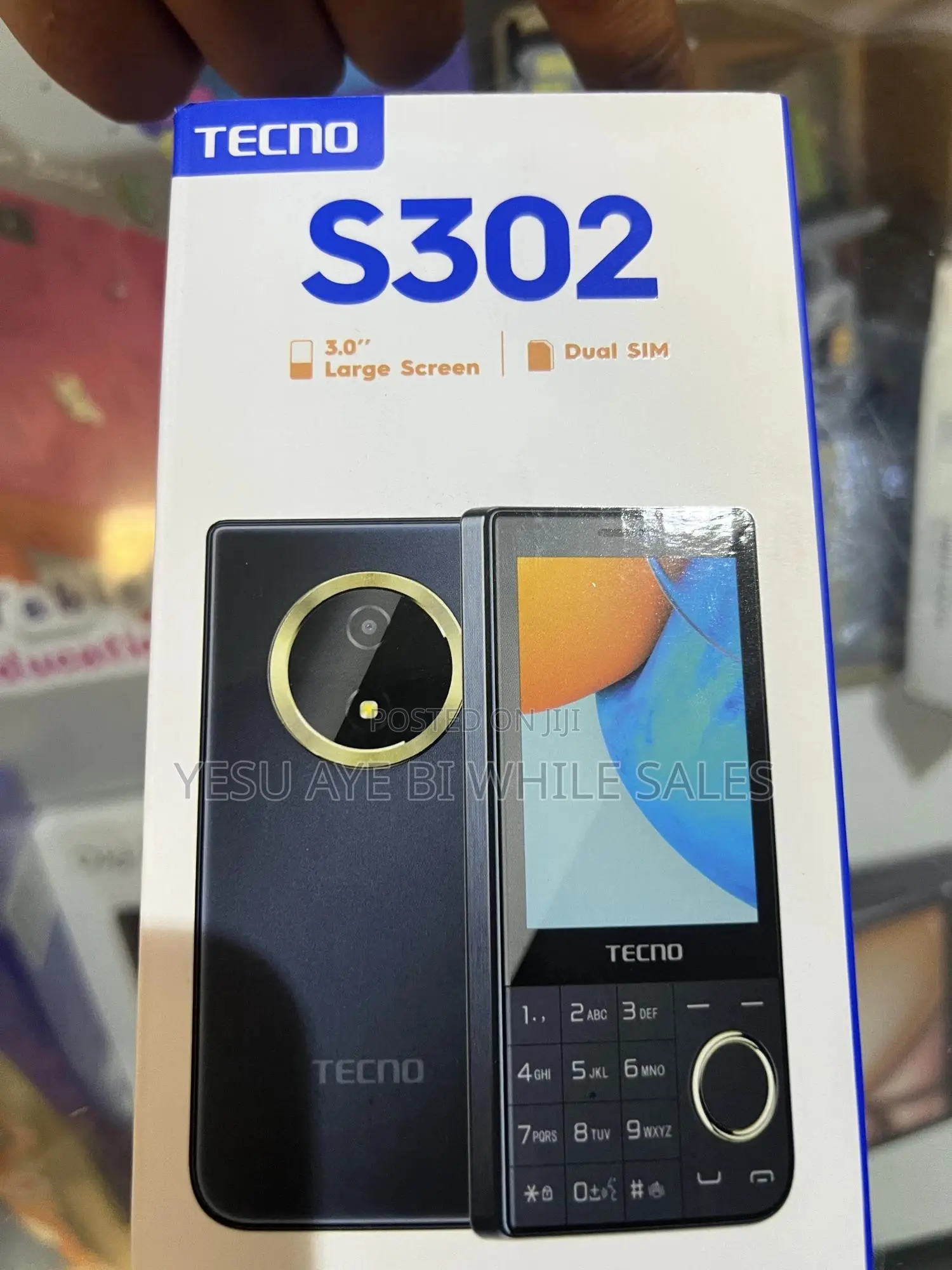 New Tecno S302 Black