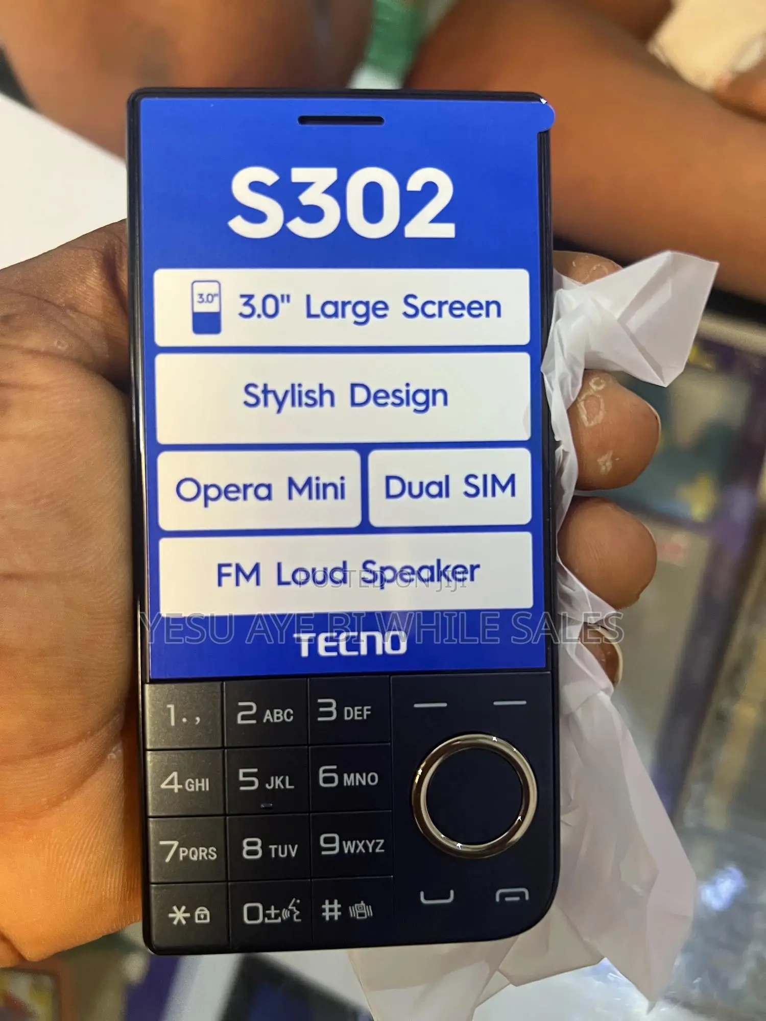 New Tecno S302 Black